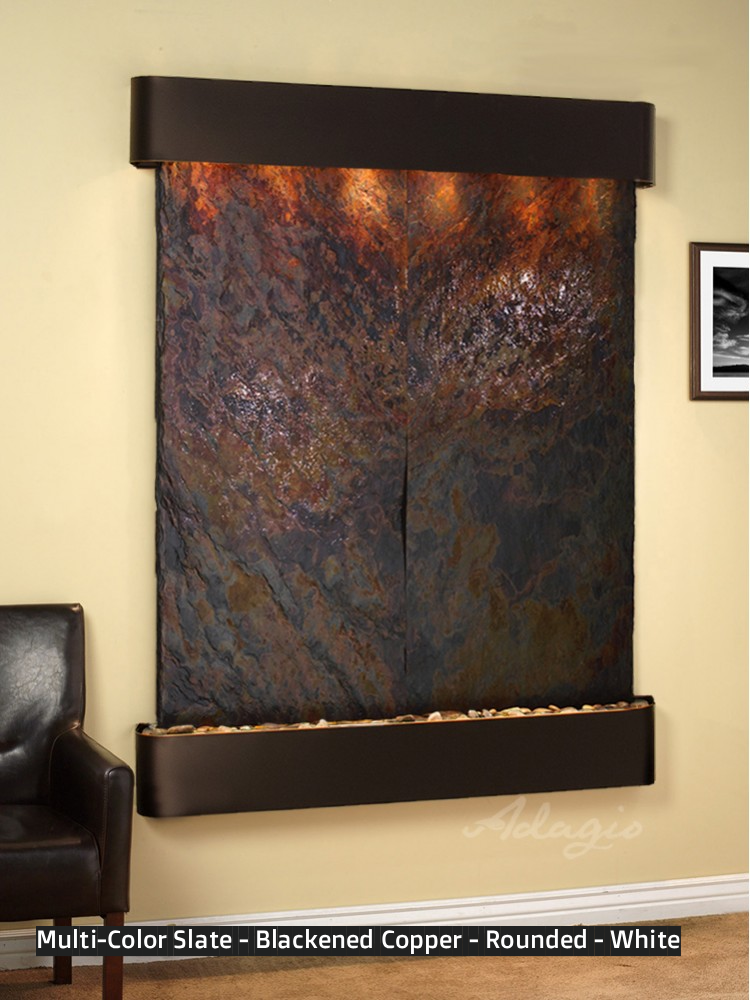Adagio Majestic River 69"H x 54"W Indoor Wall Fountain MRR1011