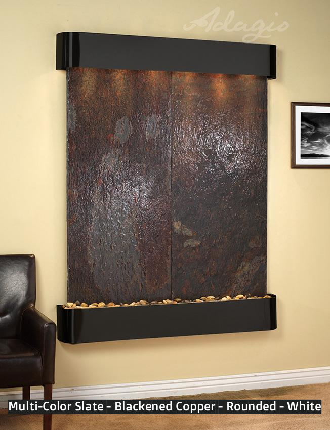 Adagio Majestic River 69"H x 54"W Indoor Wall Fountain MRR1011