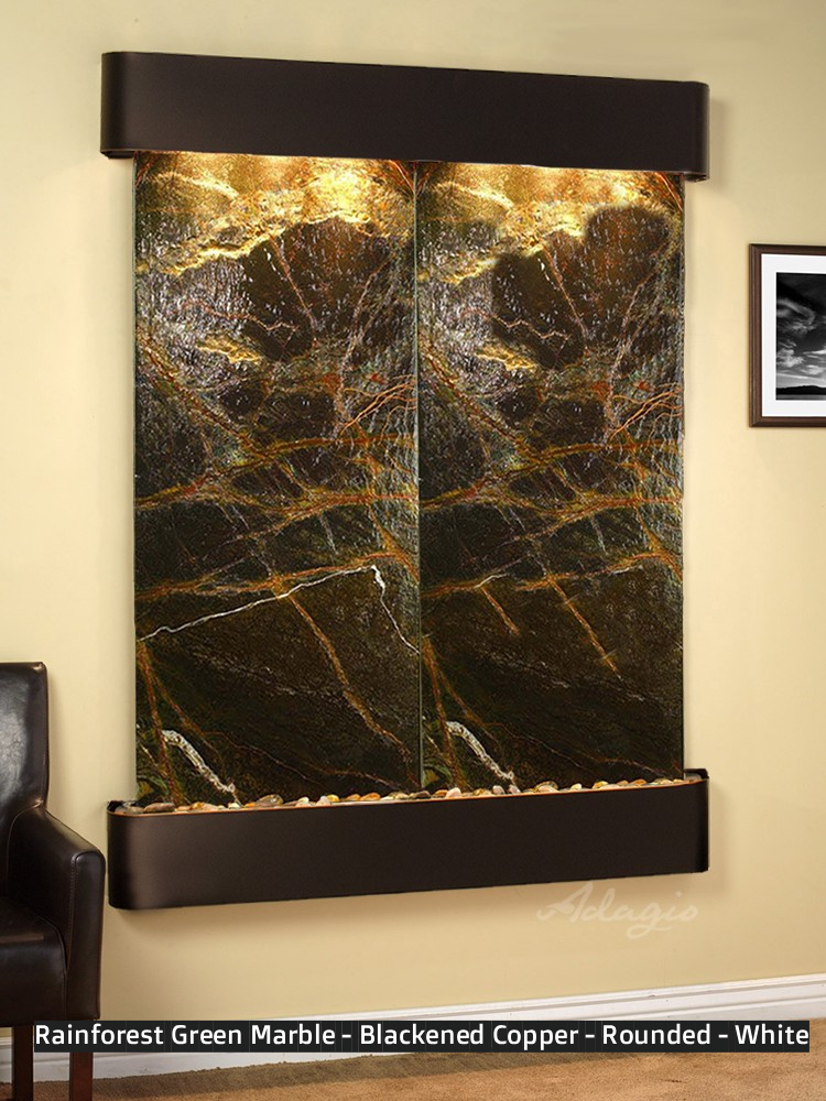 Adagio Majestic River 69"H x 54"W Indoor Wall Fountain MRR1011