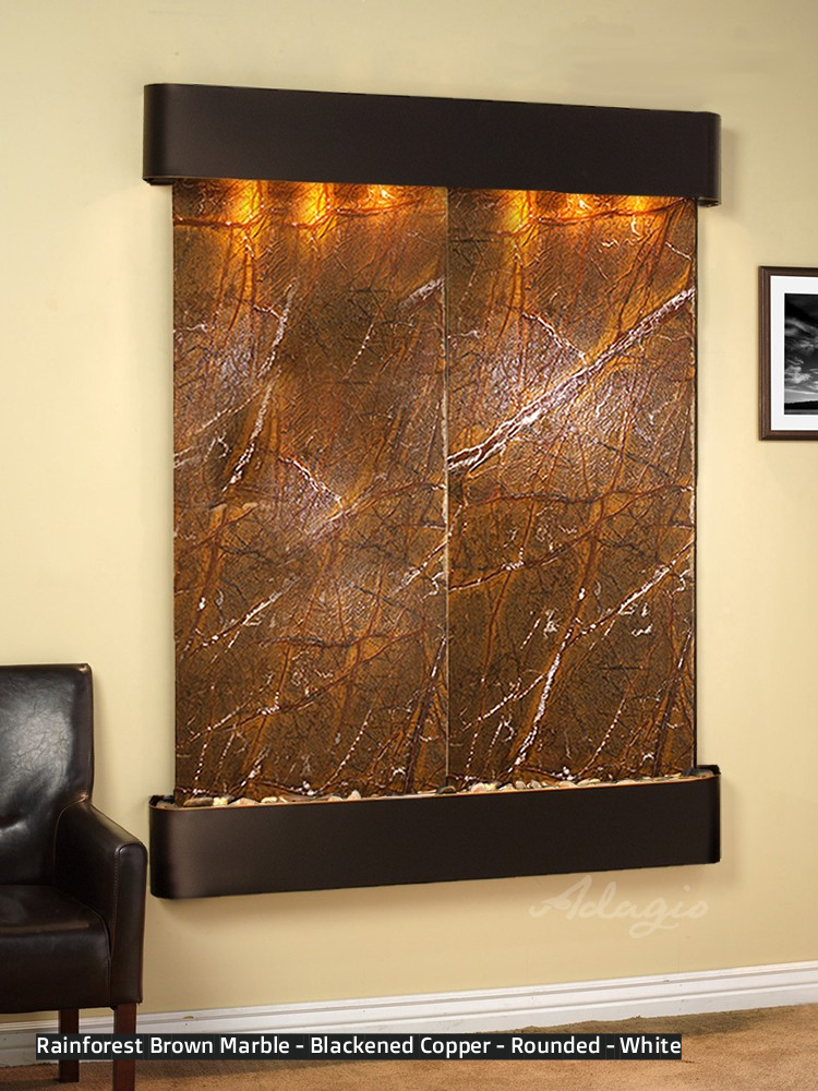 Adagio Majestic River 69"H x 54"W Indoor Wall Fountain MRR1011