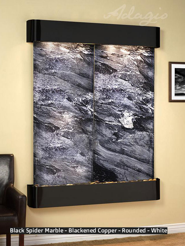 Adagio Majestic River 69"H x 54"W Indoor Wall Fountain MRR1011