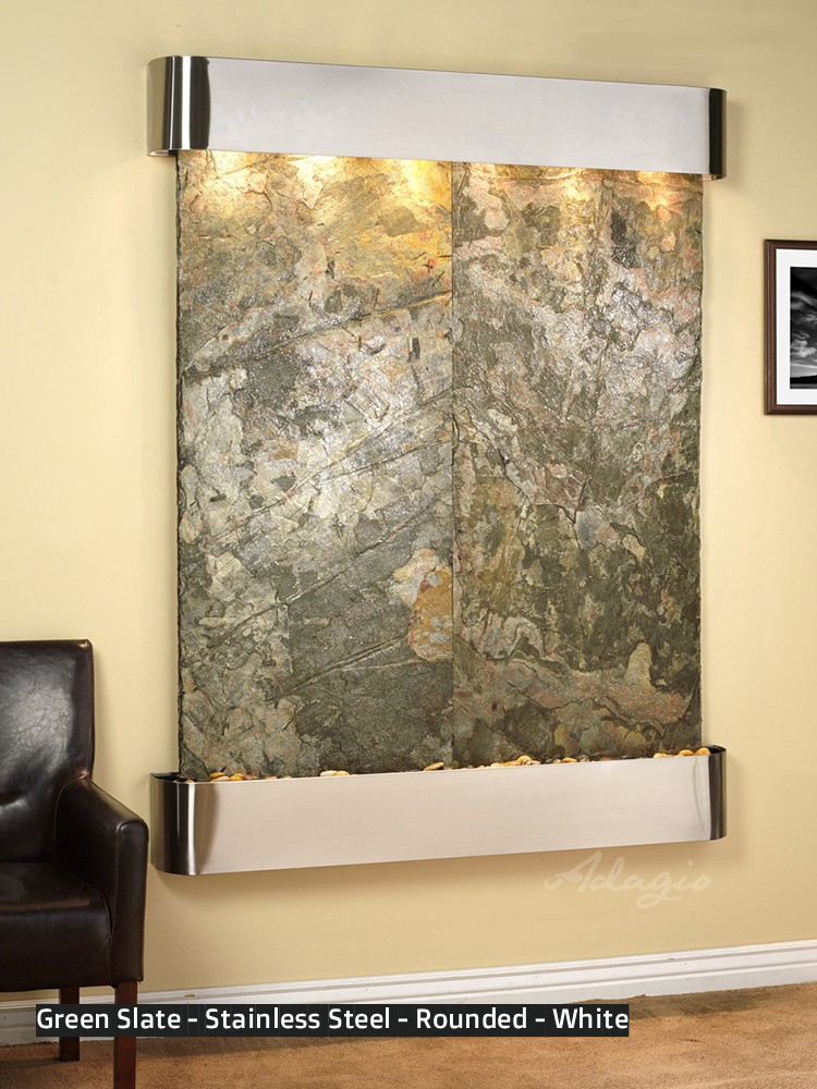 Adagio Majestic River 69"H x 54"W Indoor Wall Fountain MRR1011