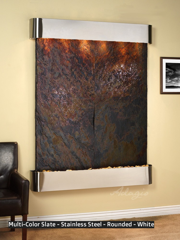 Adagio Majestic River 69"H x 54"W Indoor Wall Fountain MRR1011
