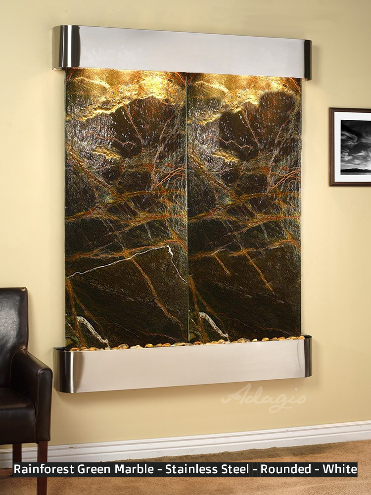 Adagio Majestic River 69"H x 54"W Indoor Wall Fountain MRR1011