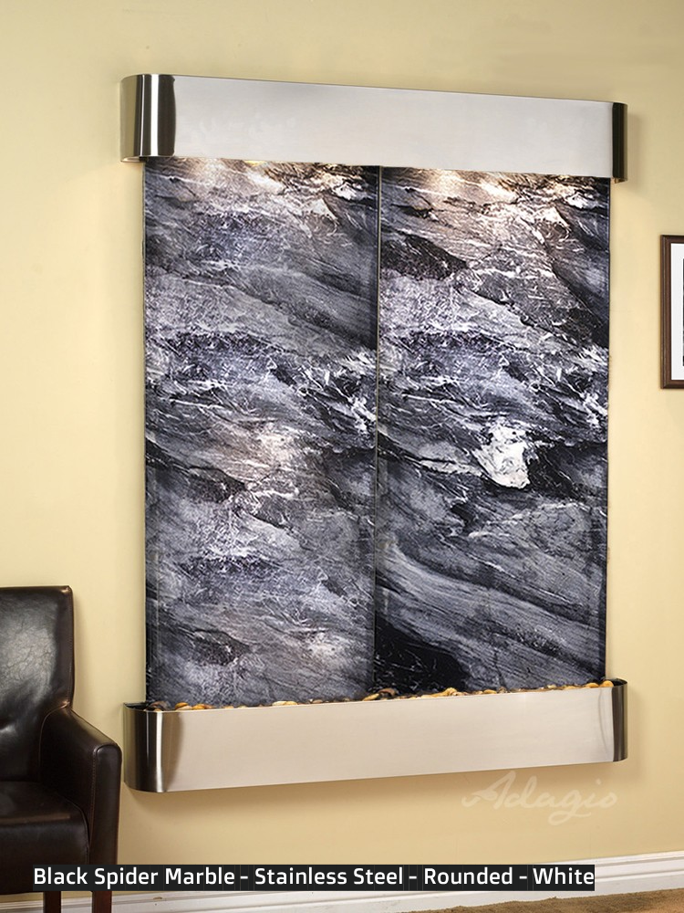 Adagio Majestic River 69"H x 54"W Indoor Wall Fountain MRR1011