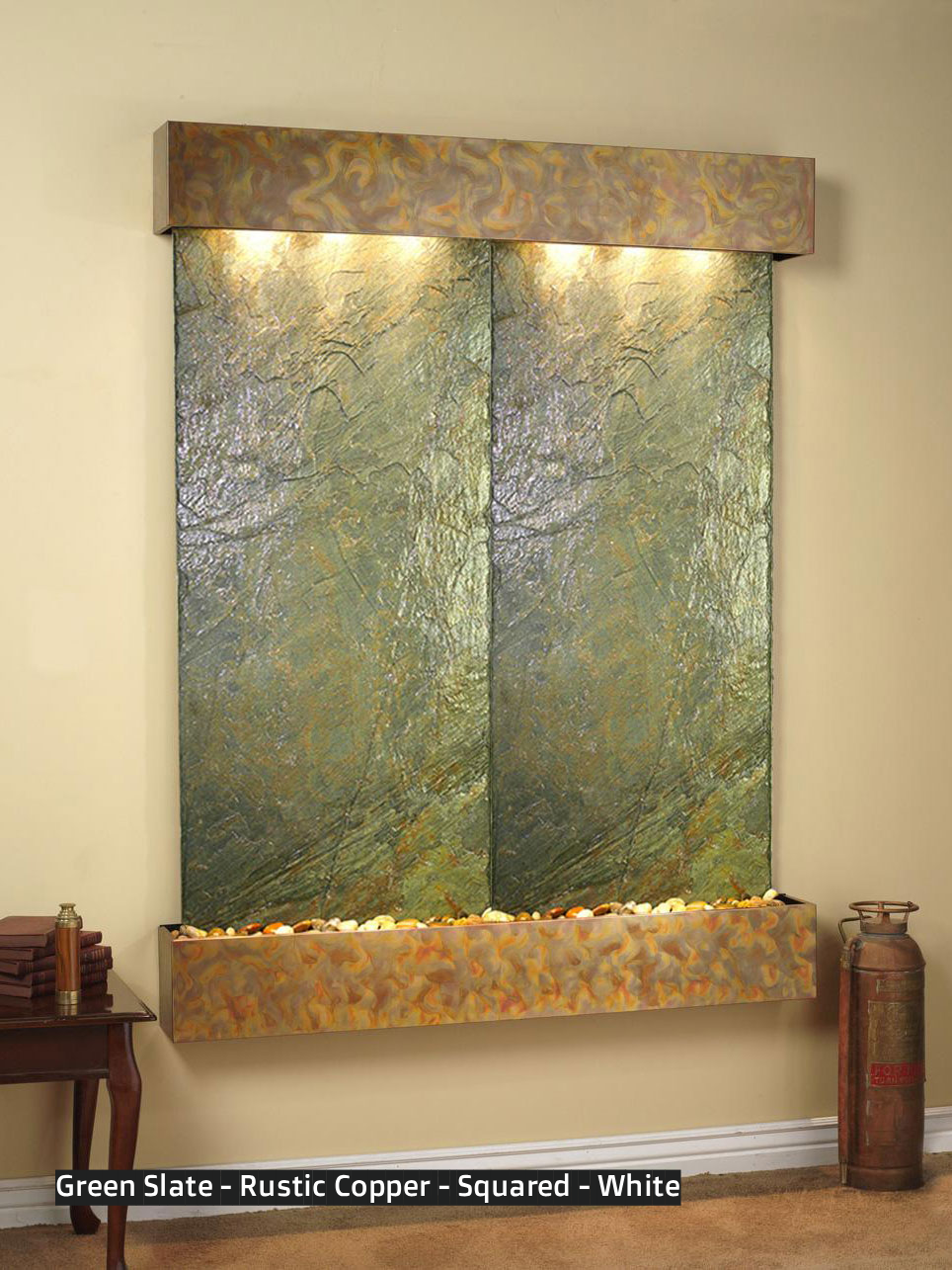 Adagio Majestic River 69"H x 54"W Indoor Wall Fountain MRR1011