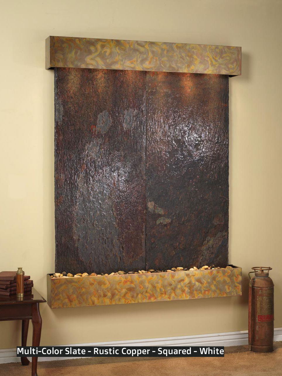 Adagio Majestic River 69"H x 54"W Indoor Wall Fountain MRR1011