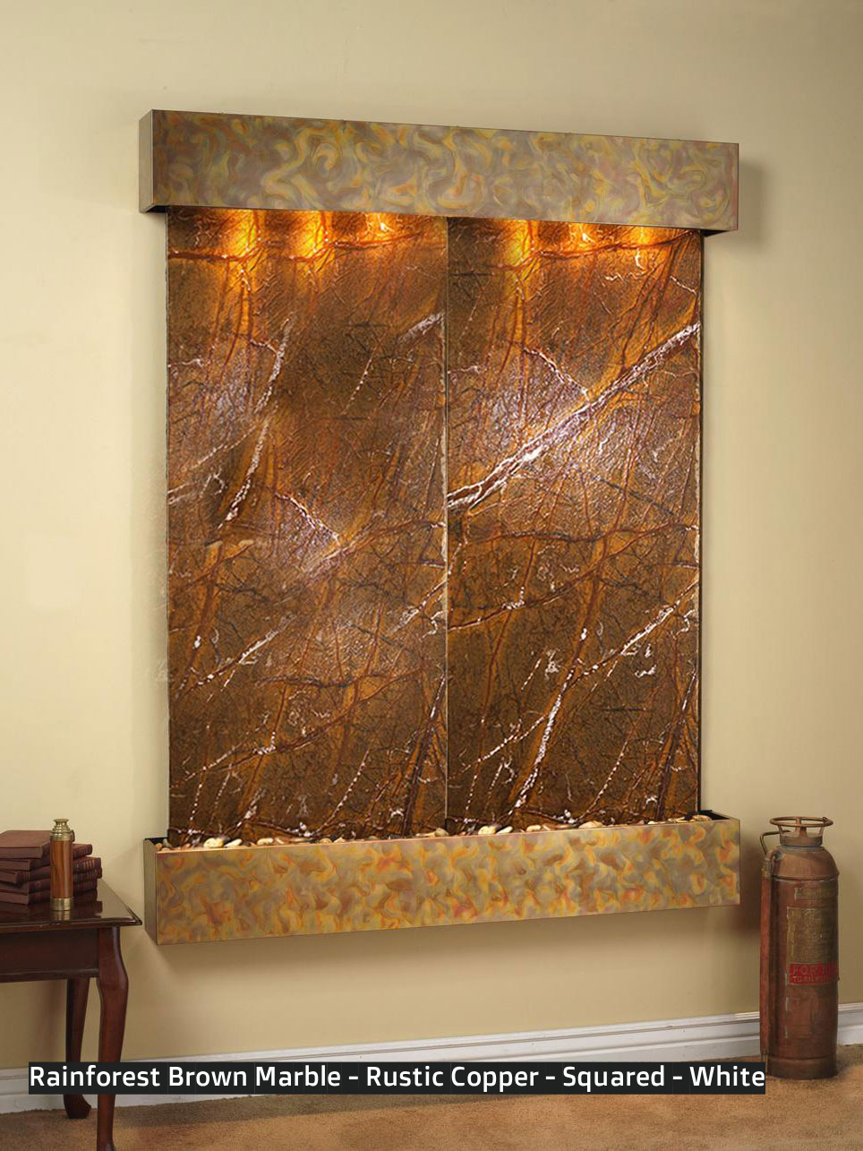 Adagio Majestic River 69"H x 54"W Indoor Wall Fountain MRR1011
