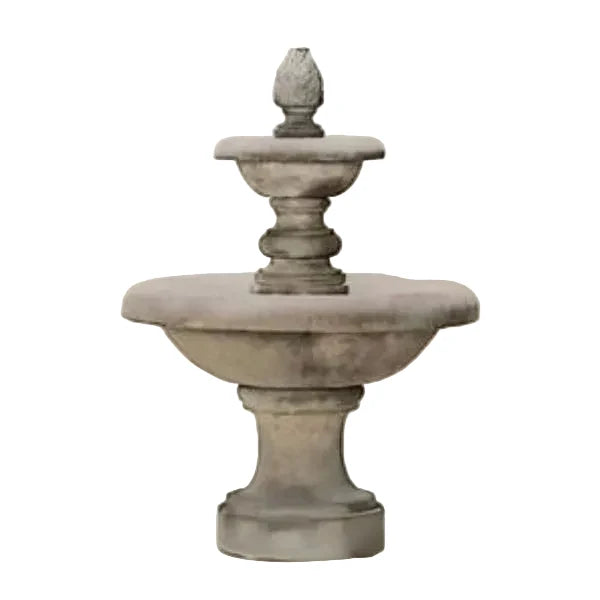 Giannini Garden Newcastle Short Two Tier Outdoor Water Fountain 1200