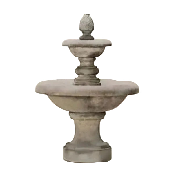 Giannini Garden Newcastle Short Two Tier Outdoor Water Fountain 1200