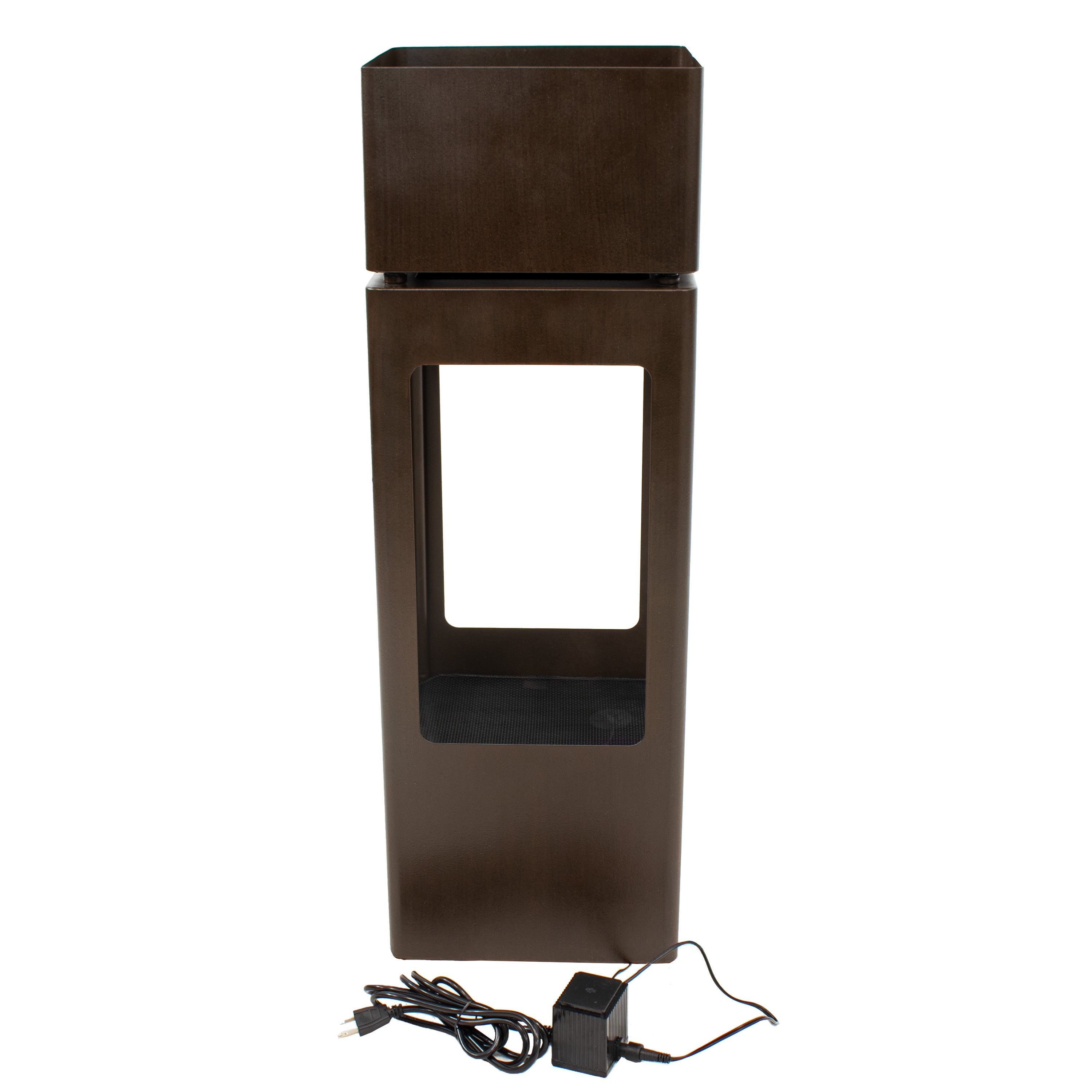 Sunnydaze 36" Serene Showers Outdoor Water Fountain with Lights