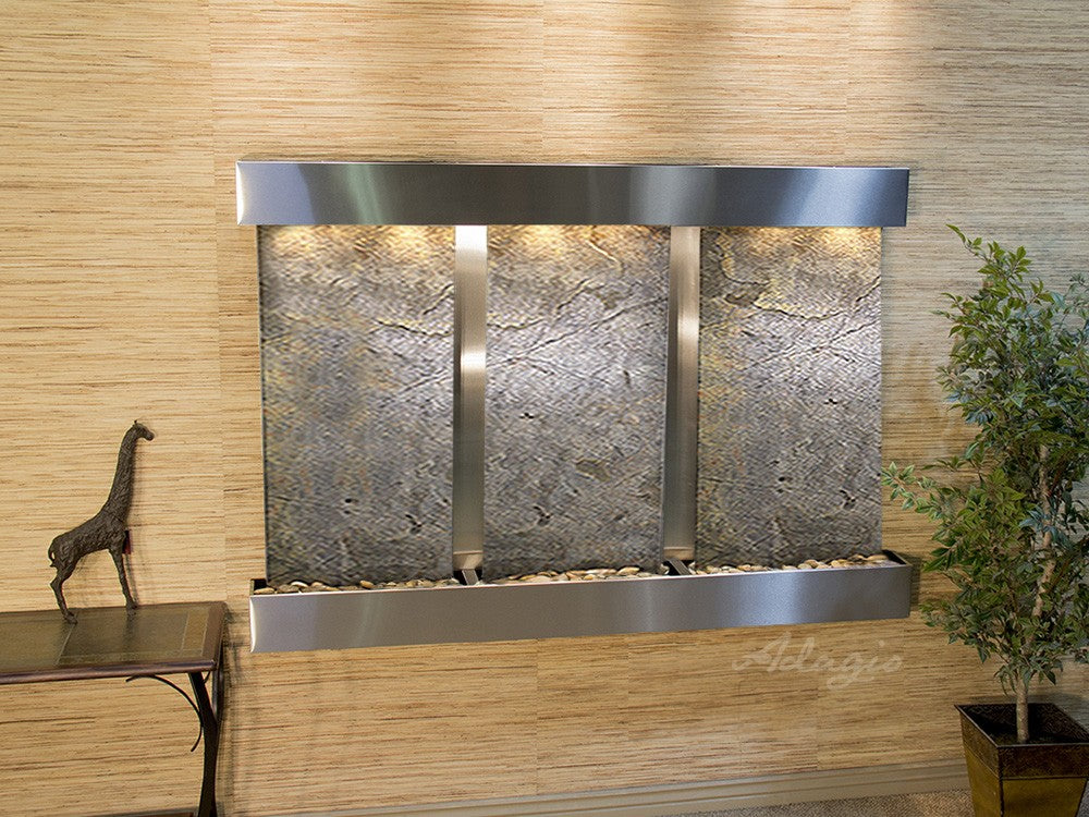 Adagio Olympus Falls 54"H x 75"W Indoor Wall Fountain