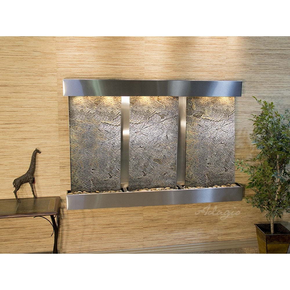 Adagio Olympus Falls 54"H x 75"W Indoor Wall Fountain