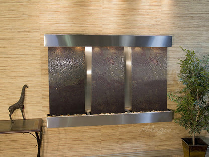 Adagio Olympus Falls 54"H x 75"W Indoor Wall Fountain