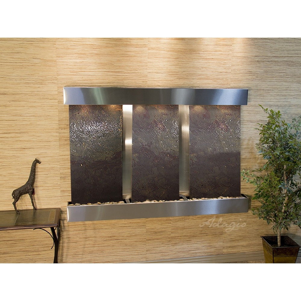 Adagio Olympus Falls 54"H x 75"W Indoor Wall Fountain