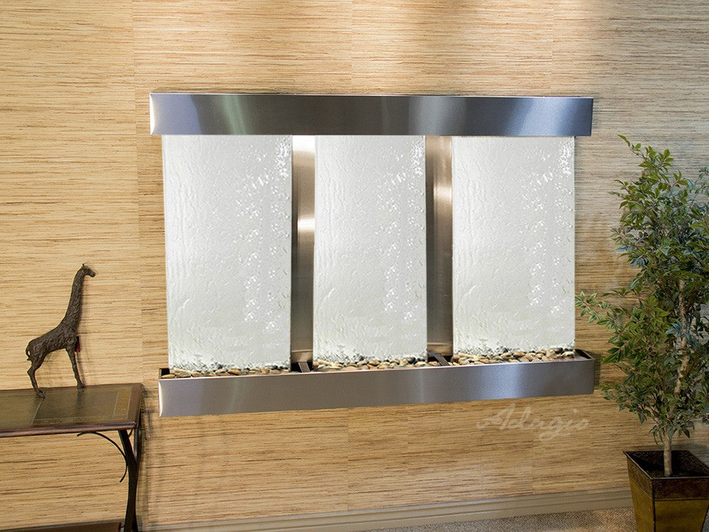 Adagio Olympus Falls 54"H x 75"W Indoor Wall Fountain
