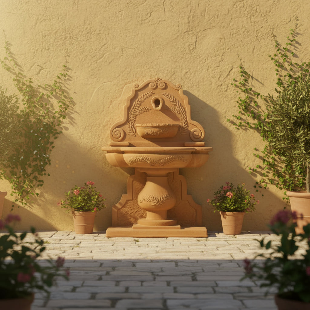 Giannini Garden Olive Grove Outdoor Wall Fountain 1406