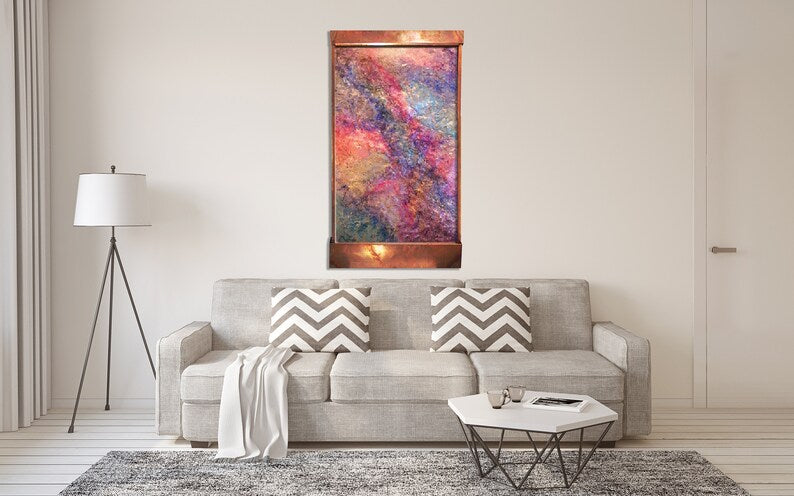 Cameron Harvey Pastel Canyon 48″ H x 28″ W Indoor Wall Fountain