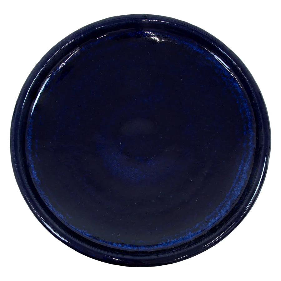 Sunnydaze 18" Glazed Ceramic Outdoor Bird Bath