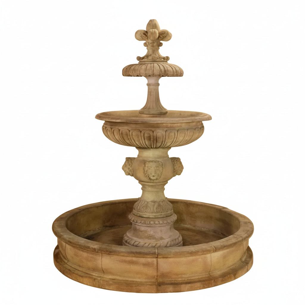 Giannini Garden Piazza Veneta Outdoor Pond Fountain 1239