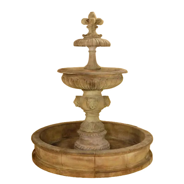 Giannini Garden Piazza Veneta Outdoor Pond Fountain 1239