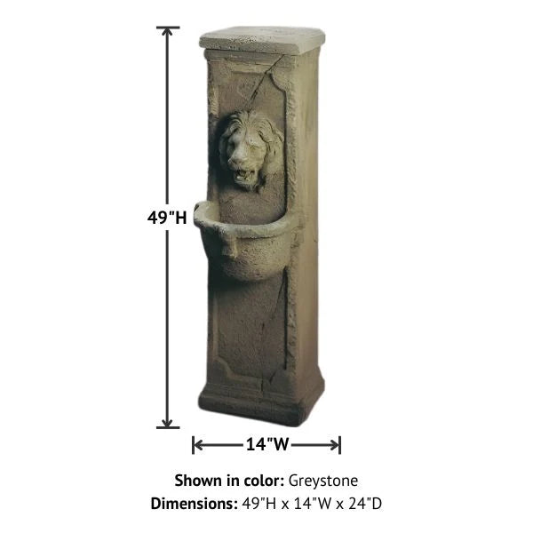 Giannini Garden Ponte Vecchio Outdoor Water Fountain 199