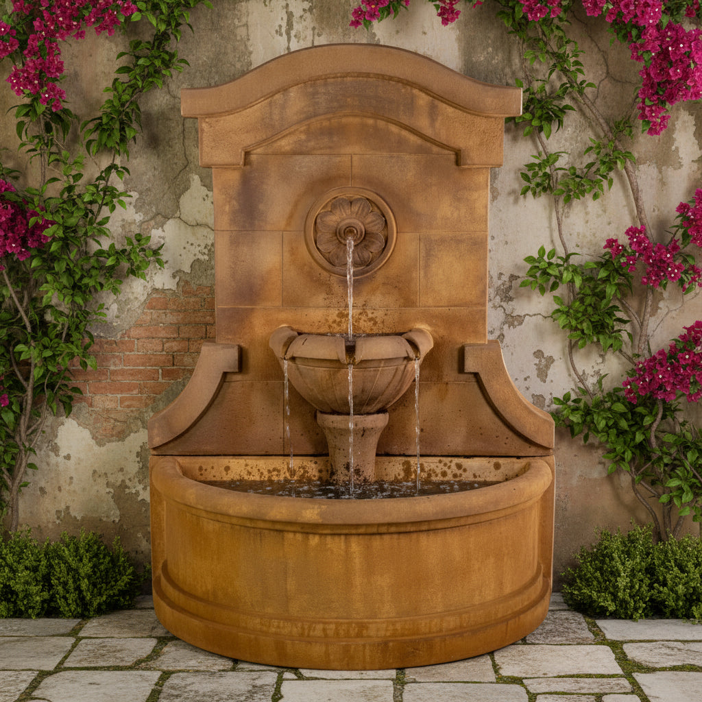 Giannini Garden Portofino Outdoor Wall Fountain 1862