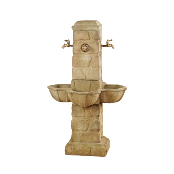Giannini Garden Quattro Rustichella Outdoor Water Fountain For 4 Spouts 1145