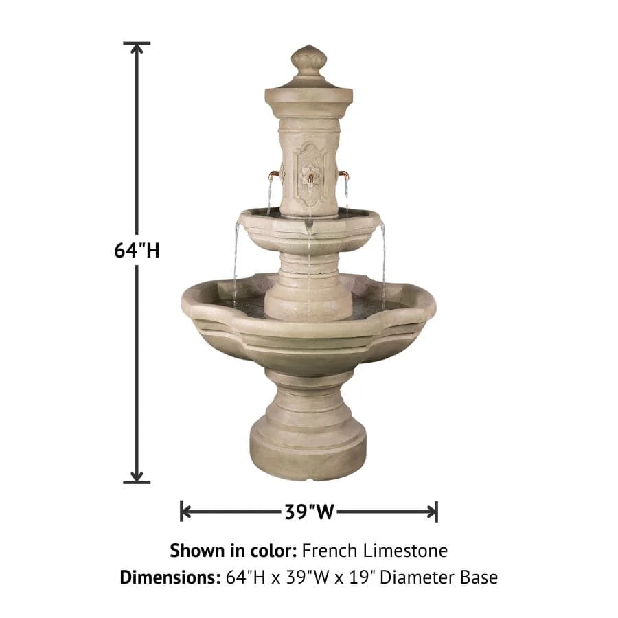 Giannini Garden Ravello Outdoor Courtyard Fountain 1848