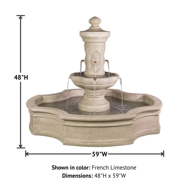 Giannini Garden Ravello Monaco Outdoor Pond Fountain 1859