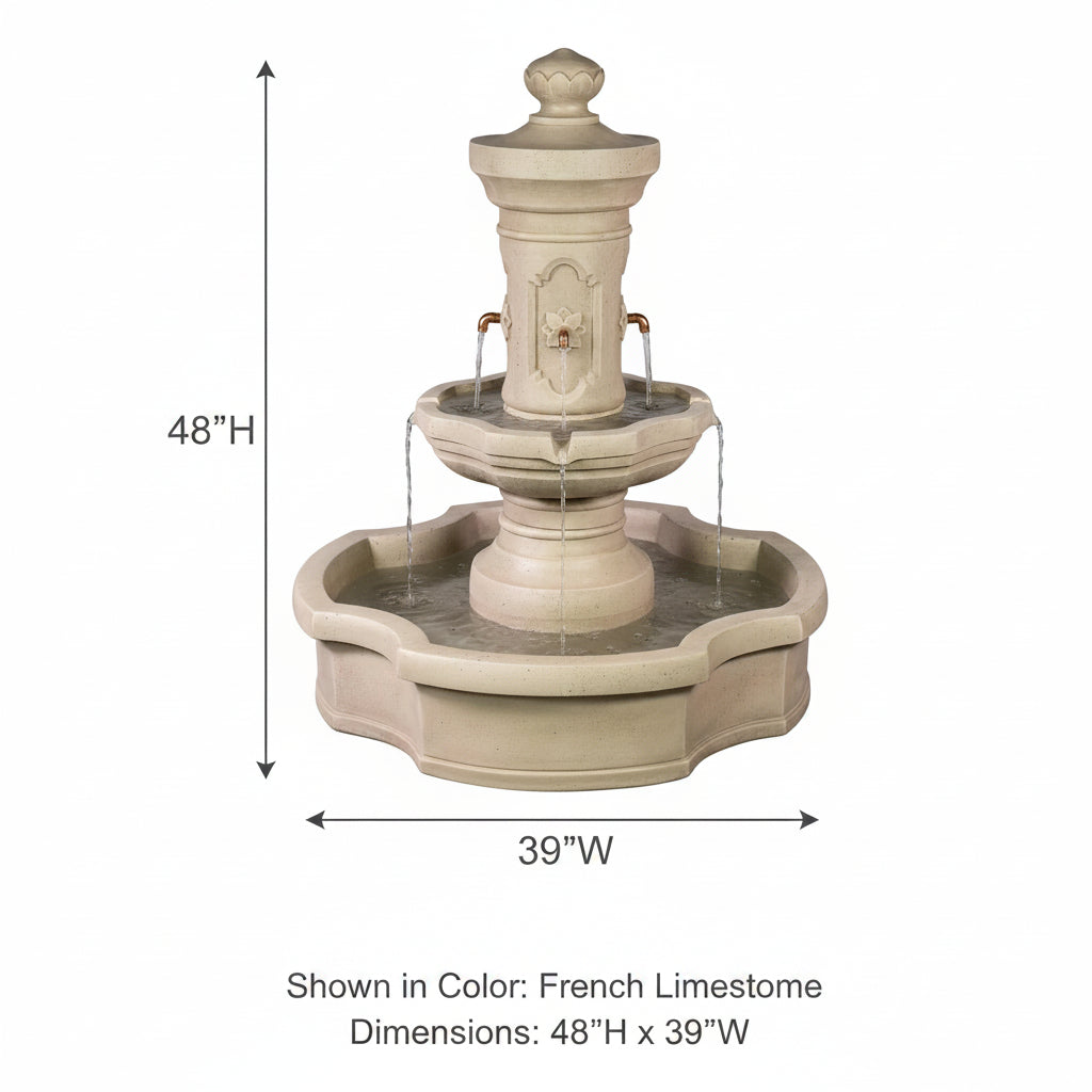 Giannini Garden Ravello Outdoor Pond Fountain 1852