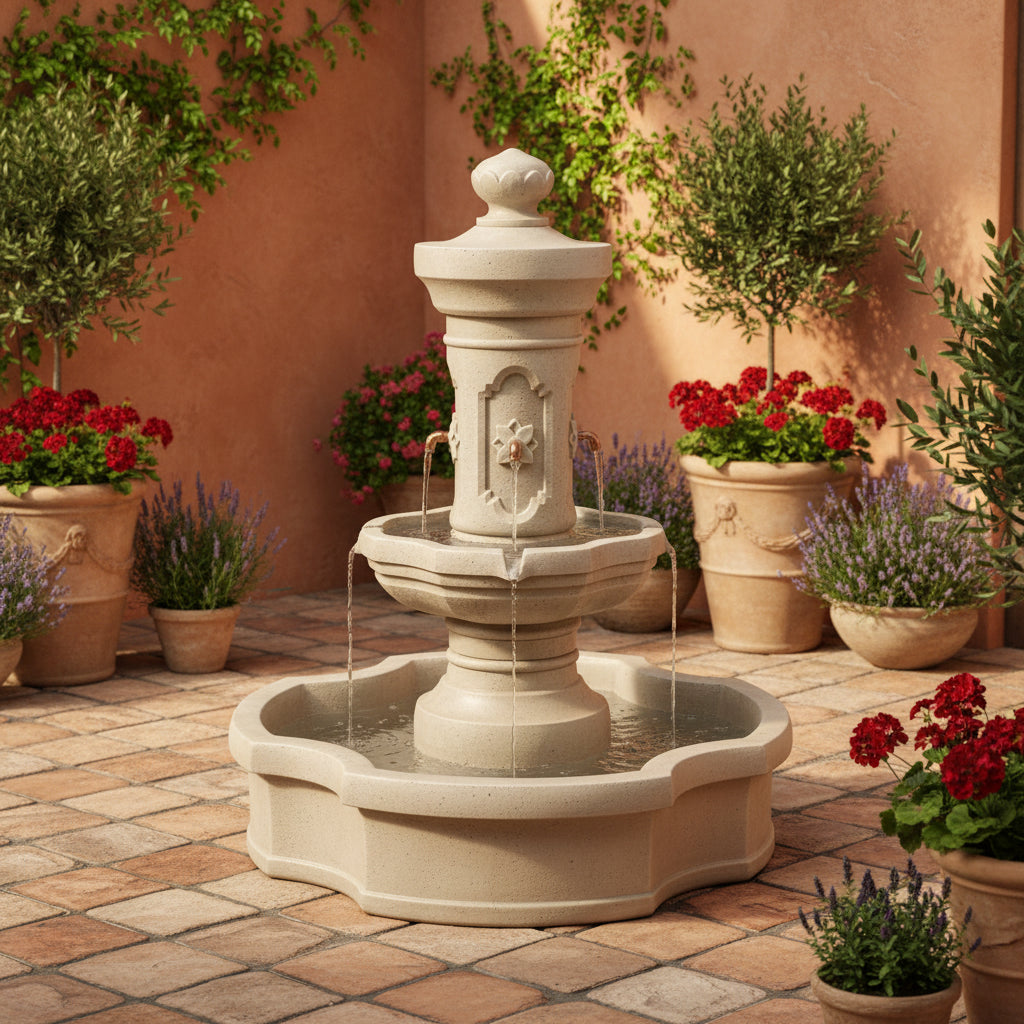 Giannini Garden Ravello Outdoor Pond Fountain 1852