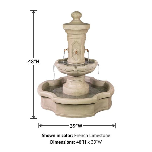 Giannini Garden Ravello Pond Fountain 1852