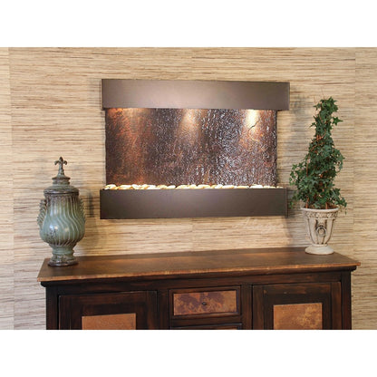 Adagio Reflection Creek 27"H x 38"W Indoor Wall Fountain