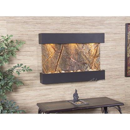Adagio Reflection Creek 27"H x 38"W Indoor Wall Fountain
