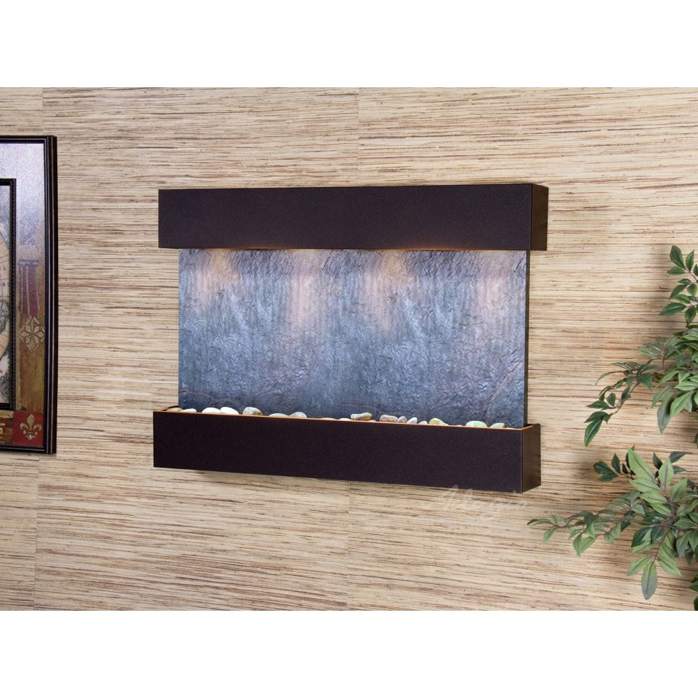 Adagio Reflection Creek 27"H x 38"W Indoor Wall Fountain