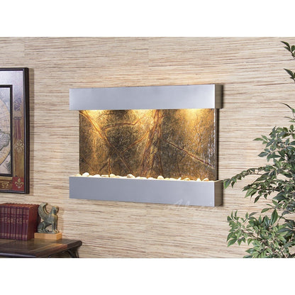 Adagio Reflection Creek 27"H x 38"W Indoor Wall Fountain