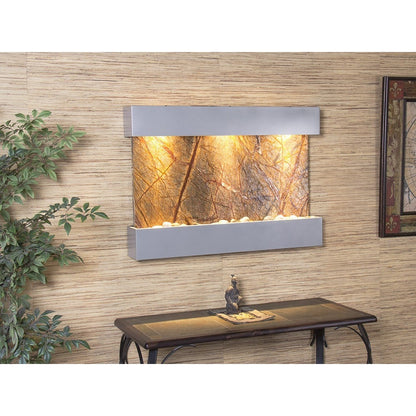 Adagio Reflection Creek 27"H x 38"W Indoor Wall Fountain