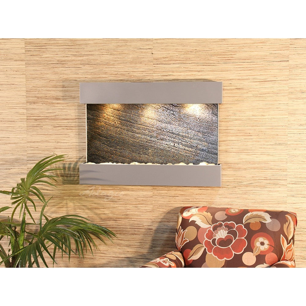 Adagio Reflection Creek 27"H x 38"W Indoor Wall Fountain