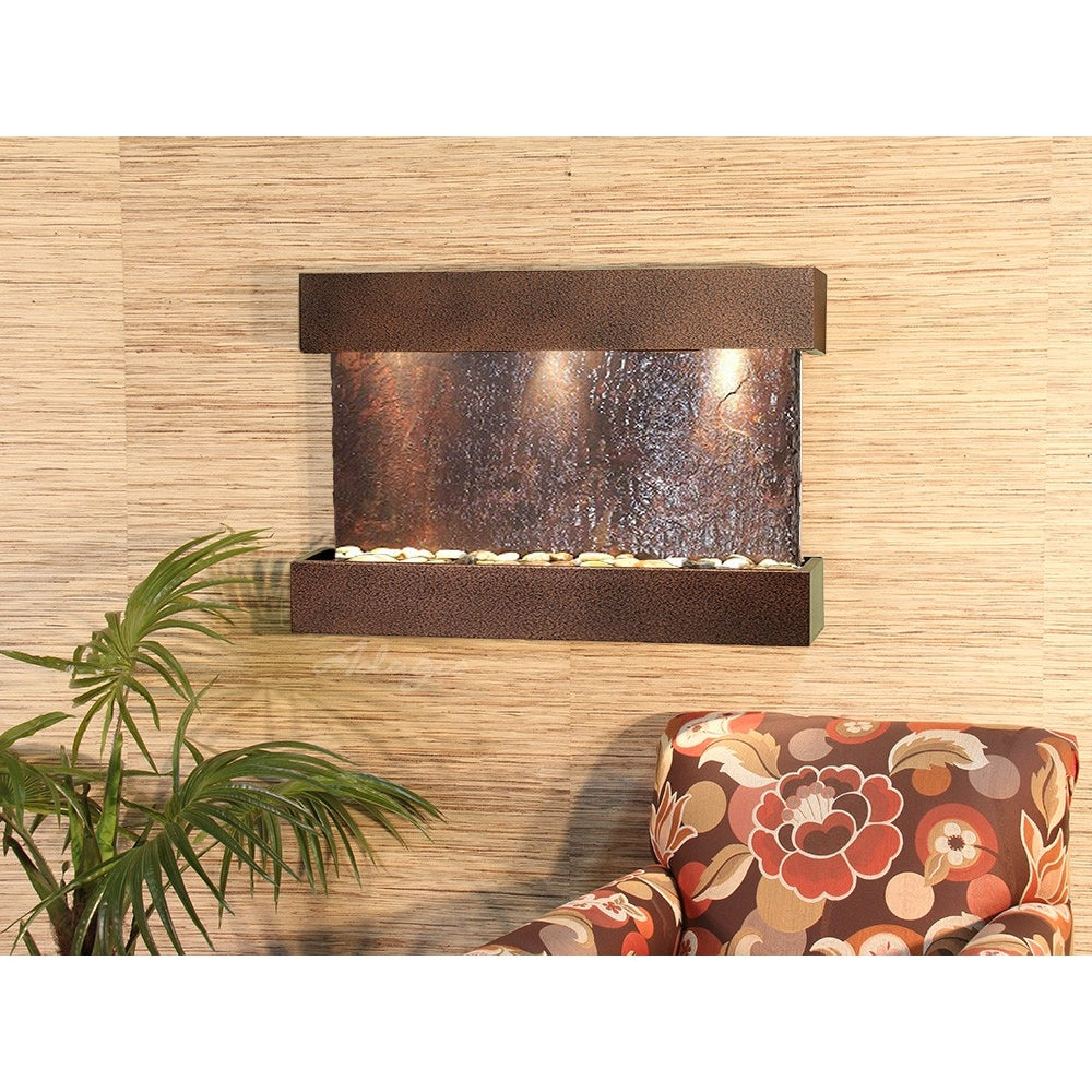 Adagio Reflection Creek 27"H x 38"W Indoor Wall Fountain