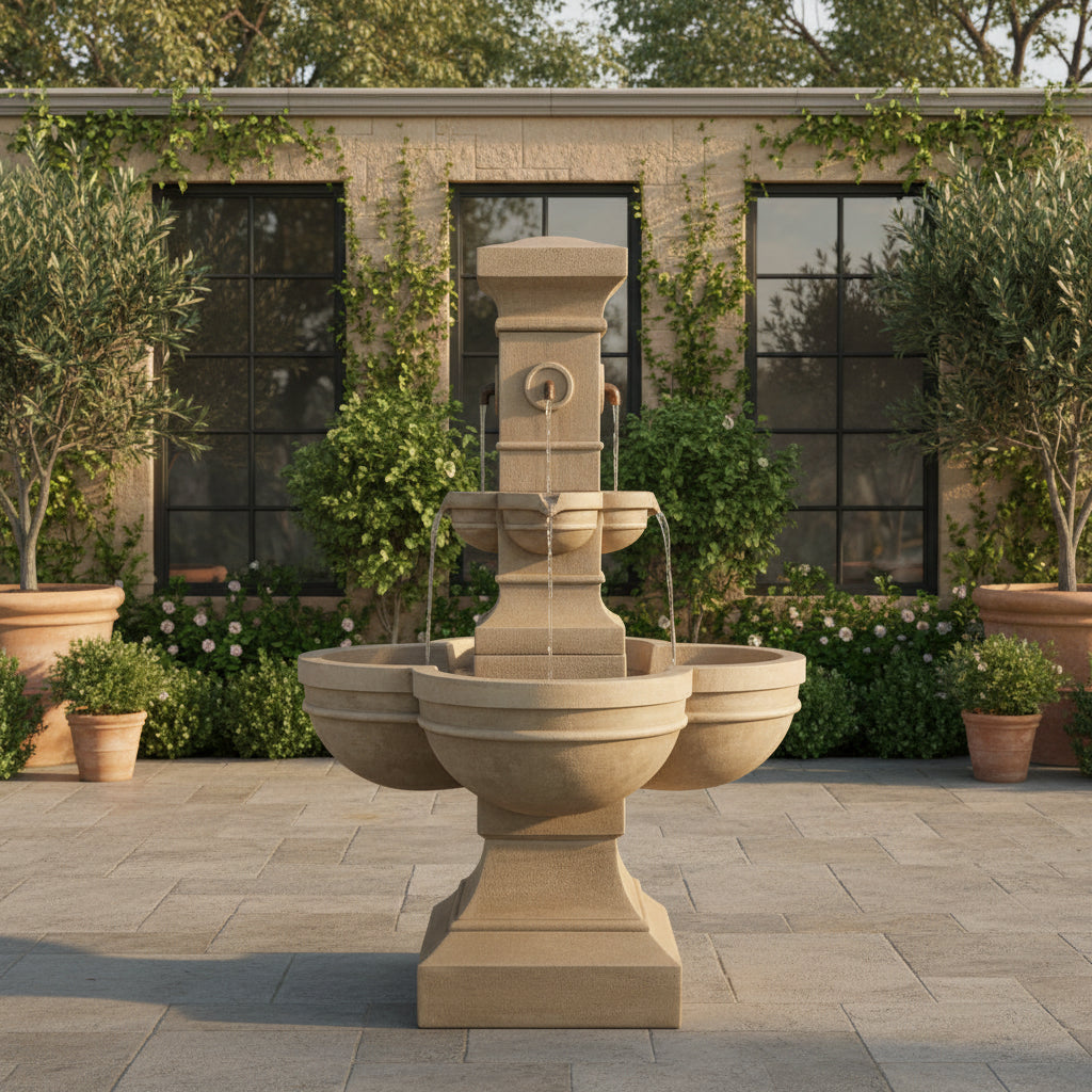 Giannini Garden Rialto Outdoor Courtyard Fountain 1844