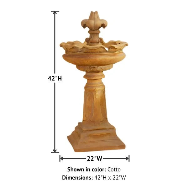 Giannini Garden Rialto Garden Outdoor Water Fountain 1624