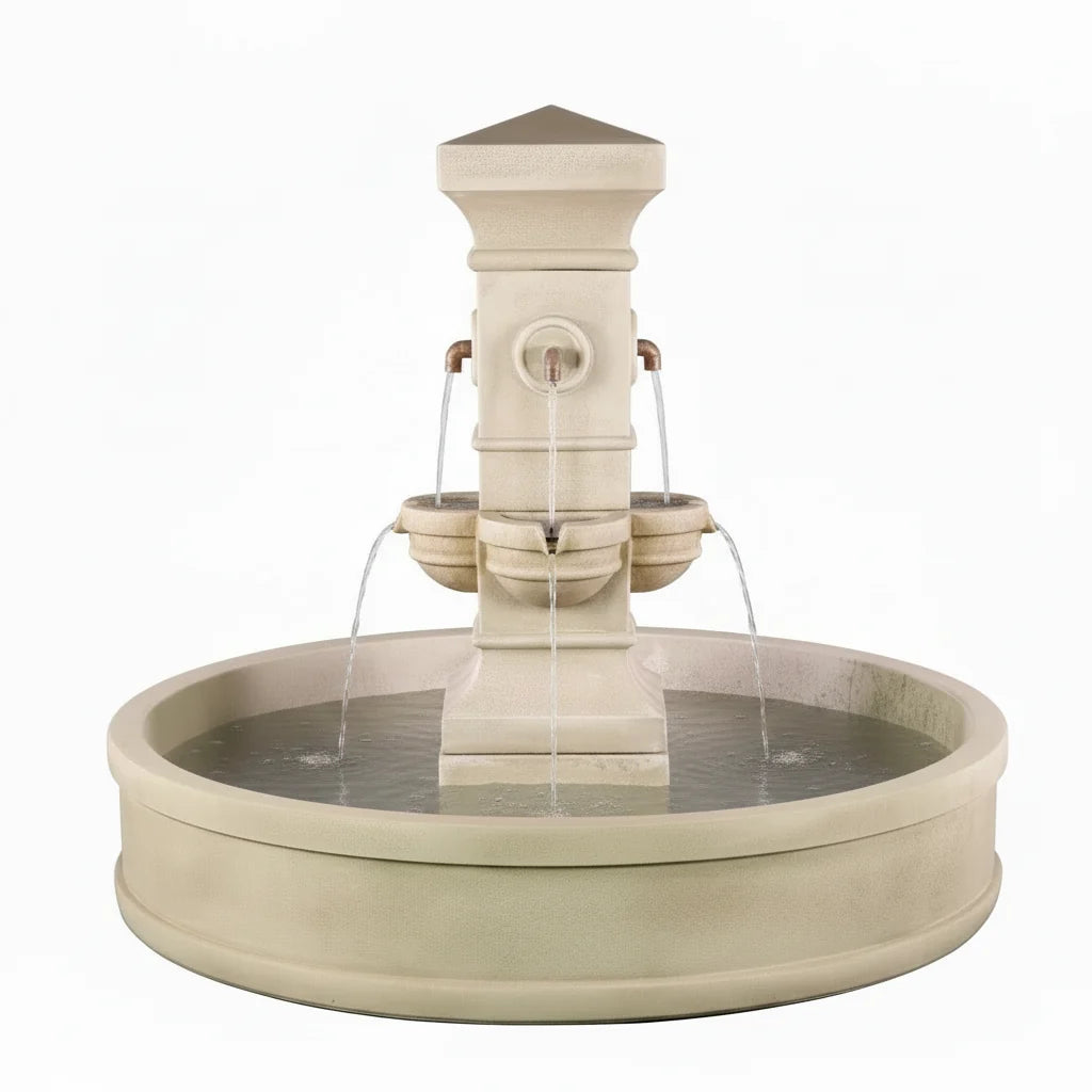 Giannini Garden Rialto Malibu Outdoor Pond Fountain 1860