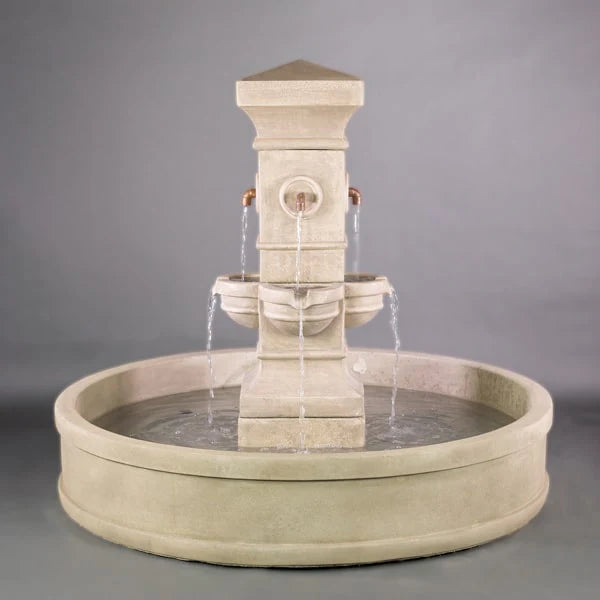 Giannini Garden Rialto Malibu Outdoor Pond Fountain 1860