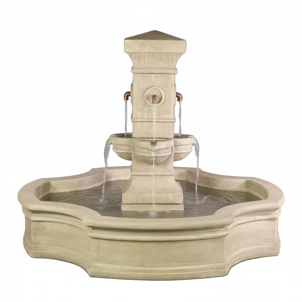 Giannini Garden Rialto Monaco Outdoor Pond Fountain 1857