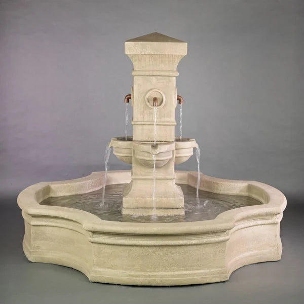 Giannini Garden Rialto Monaco Outdoor Pond Fountain 1857