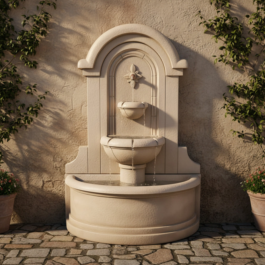 Giannini Garden Riviera Outdoor Wall Fountain 1837