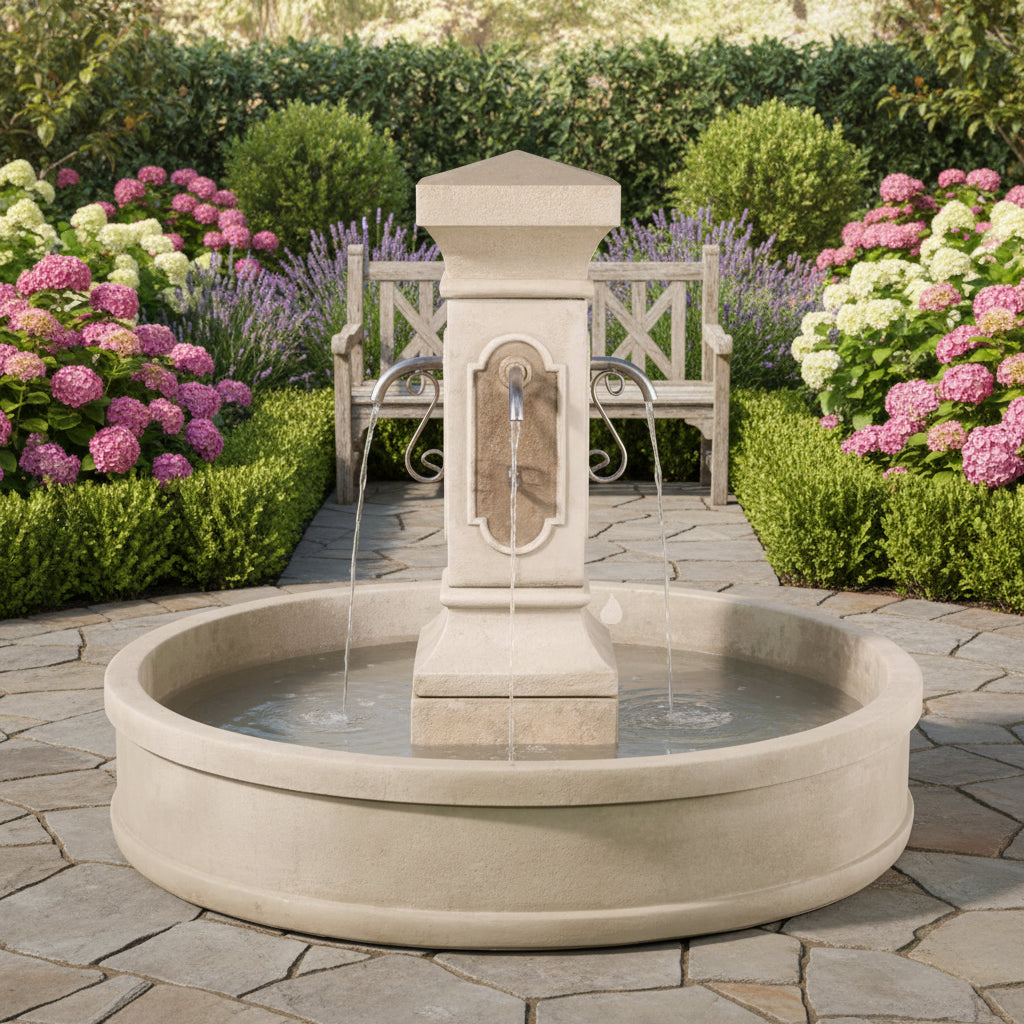 Giannini Garden San Pietro Malibu Outdoor Pond Fountain 1861C