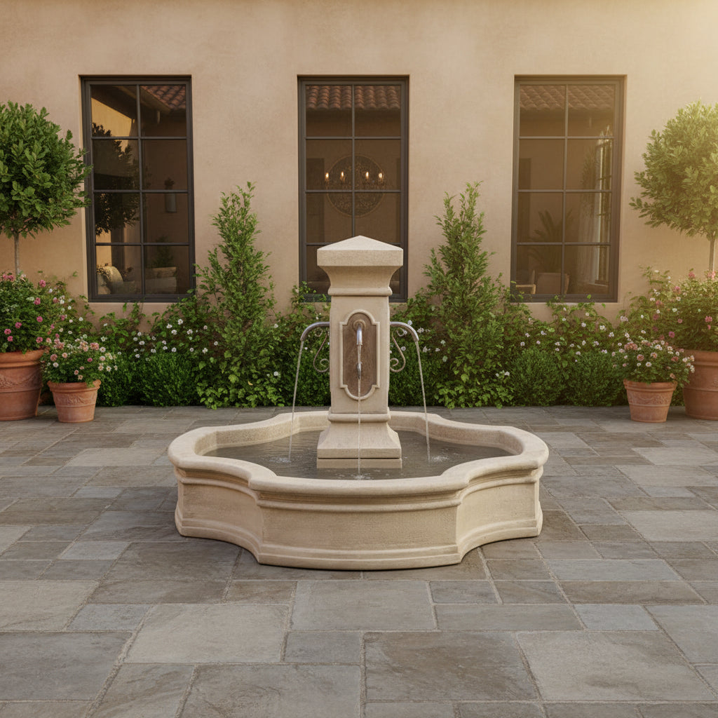 Giannini Garden San Pietro Monaco Outdoor Pond Fountain 1856C