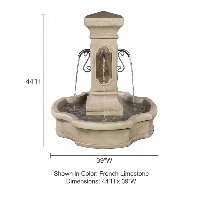Giannini Garden San Pietro Outdoor Pond Fountain 1855C